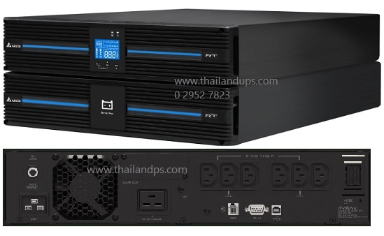 delta RT-3000va กำลังไฟ 3000va 2700 watts เป็นแบบ true online , rack /tower  สินค้า รับประกัน 3 ปี onsite service.